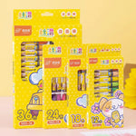 Washable Erasable Crayons for Kids – 12/18/24/36 Colors Set