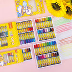 Washable Erasable Crayons for Kids – 12/18/24/36 Colors Set