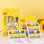 Washable Erasable Crayons for Kids – 12/18/24/36 Colors Set