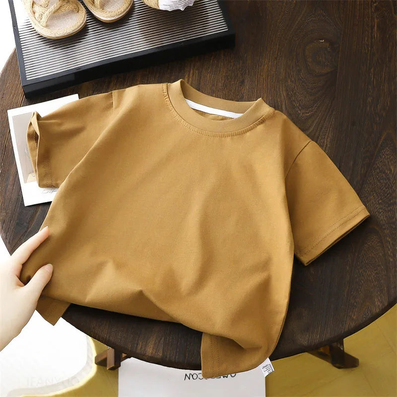 Summer Cotton T-Shirts for Kids – Soft & Stylish Tops for Boys and Girls