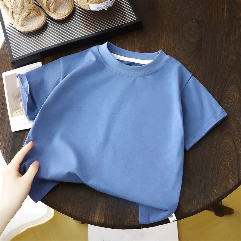 Summer Cotton T-Shirts for Kids – Soft & Stylish Tops for Boys and Girls